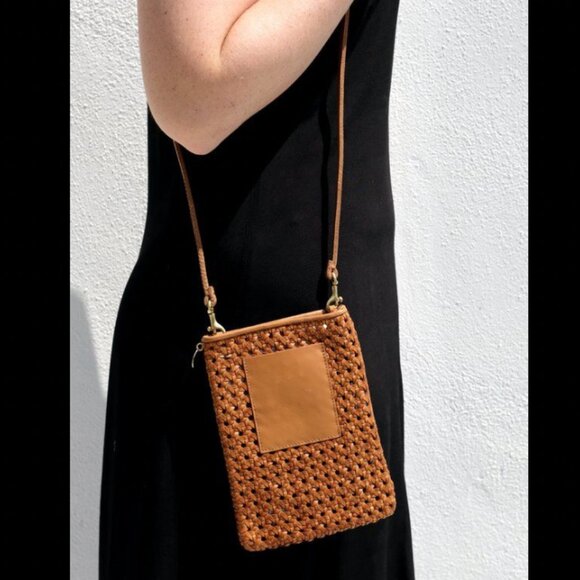 Clare V. Handbags - Clare V Poche Rattan Bag